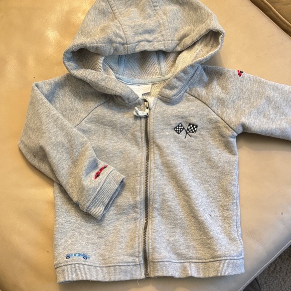 Kids Gray Hoodie with Embroidered Accents ‘the white company‘ 1.5-2yrs - Picture 1 of 7
